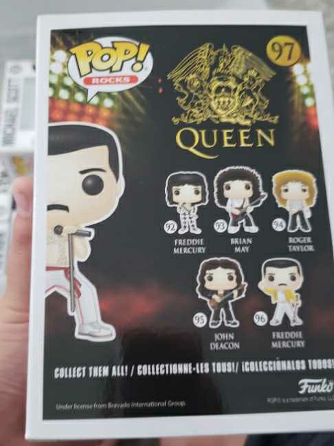 Funko POP Queen 97 Freddie Mercury Fye Exclusive  action figure collectible [Barcode 889698337342] - Main Image 2