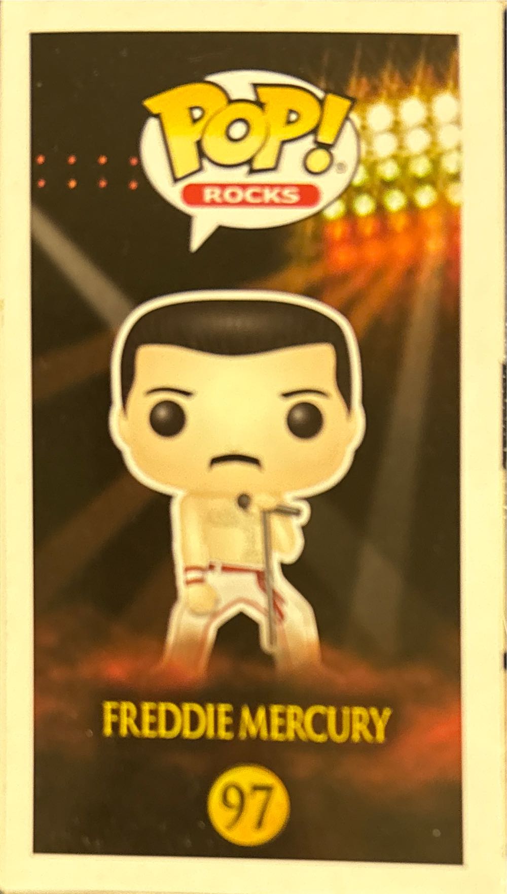 Funko POP Queen 97 Freddie Mercury Fye Exclusive  action figure collectible [Barcode 889698337342] - Main Image 3