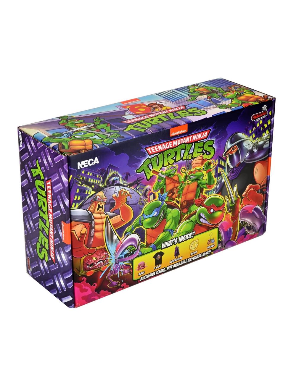 Neca TMNT Cartoon Stern Pinball Box - NECA/Reel Toys/Stern Pinball (Teenage Mutant Ninja Turtles) action figure collectible [Barcode 634482542026] - Main Image 2