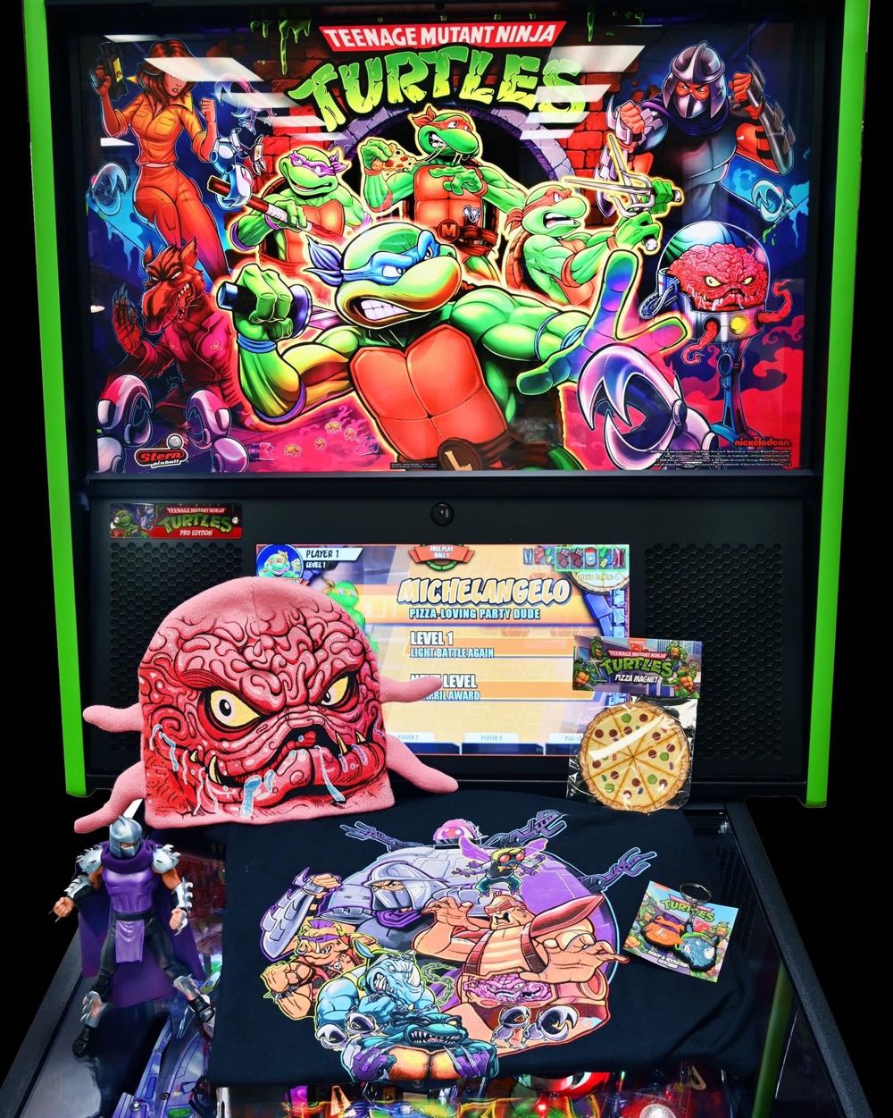 Neca TMNT Cartoon Stern Pinball Box - NECA/Reel Toys/Stern Pinball (Teenage Mutant Ninja Turtles) action figure collectible [Barcode 634482542026] - Main Image 4