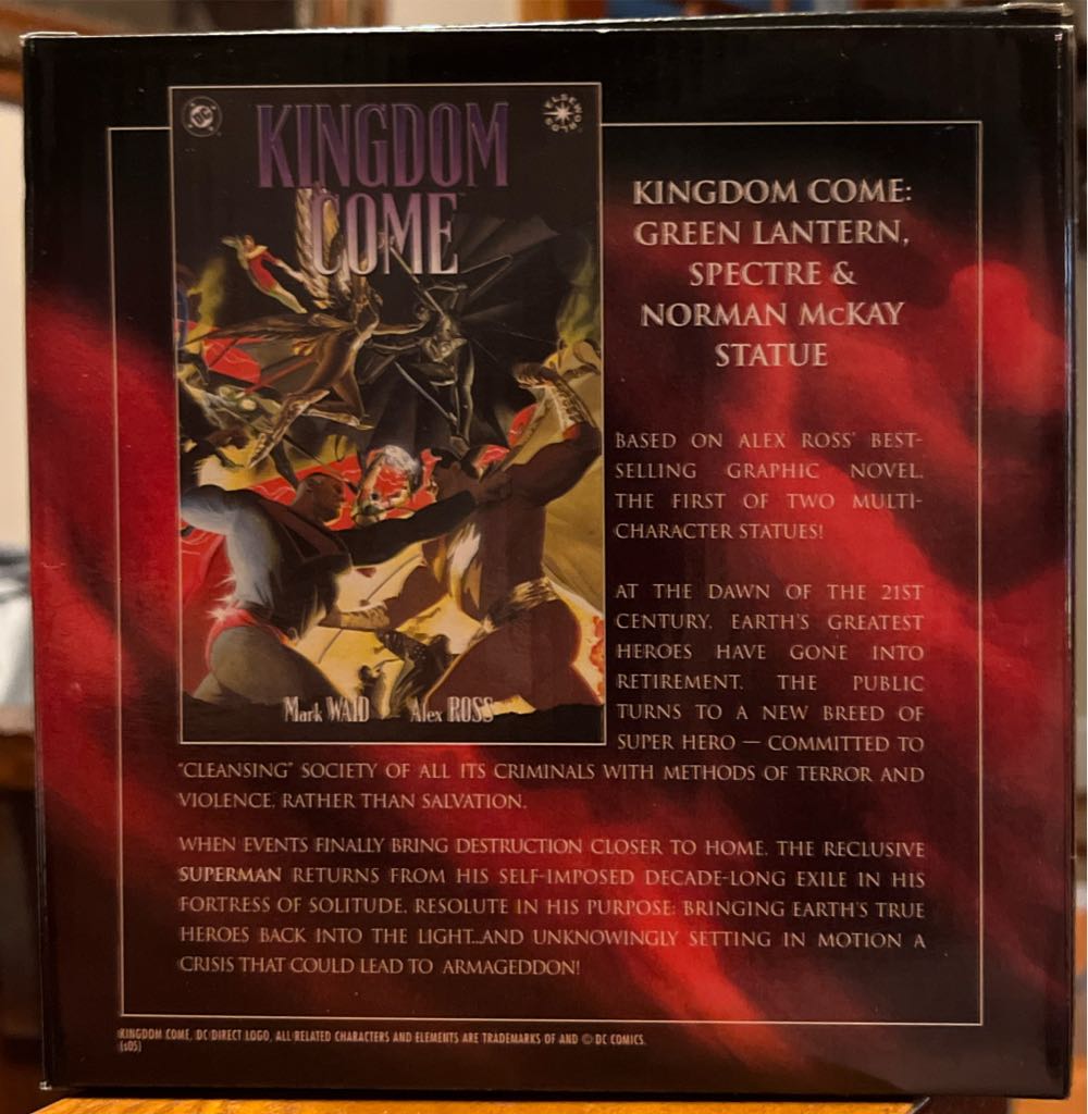 Kingdom Come Green Lantern Spectre & Norman Mckay Statue - DC Direct (DC Statue) action figure collectible [Barcode 761941250014] - Main Image 3