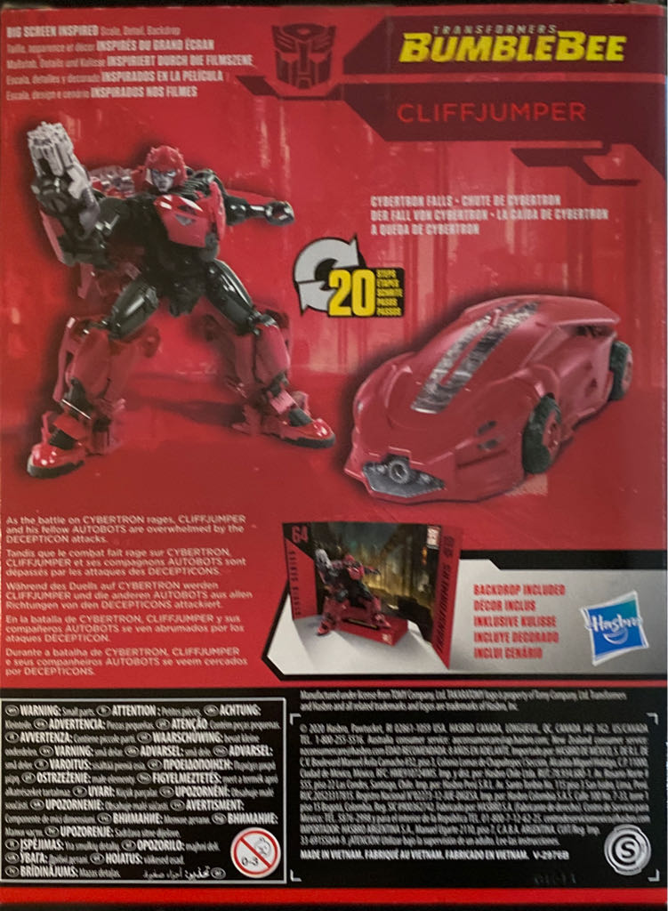 SS64 Studio Series Bumblebee Cliffjumper - Takara Tomy (Transformers: Studio Series) action figure collectible [Barcode 630509932535] - Main Image 2