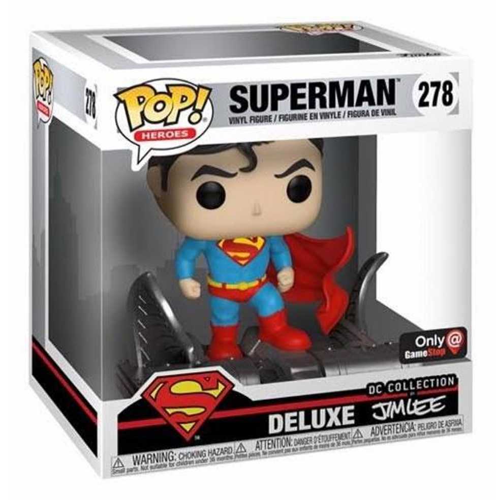 Funko POP! Deluxe #278 Superman By Jim Lee - Funko (DC Collection By Jim Lee) action figure collectible [Barcode 889698340724] - Main Image 3