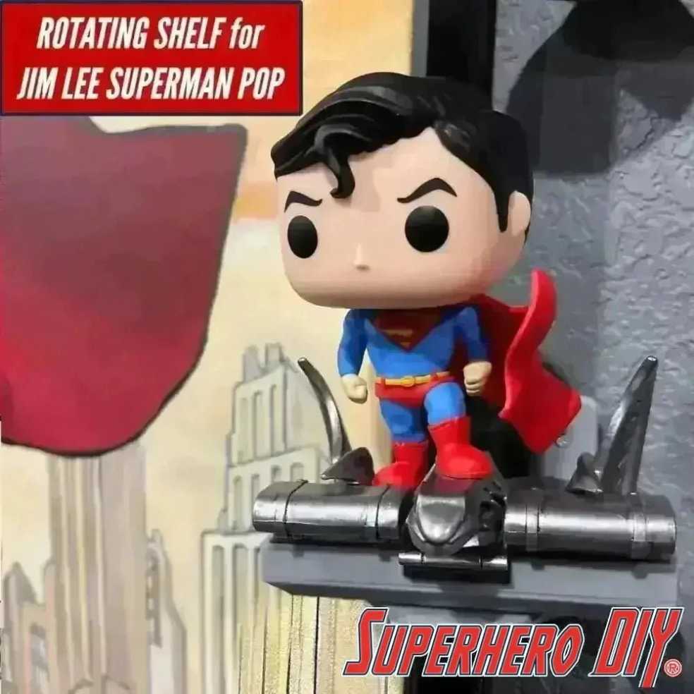 Funko POP! Deluxe #278 Superman By Jim Lee - Funko (DC Collection By Jim Lee) action figure collectible [Barcode 889698340724] - Main Image 4