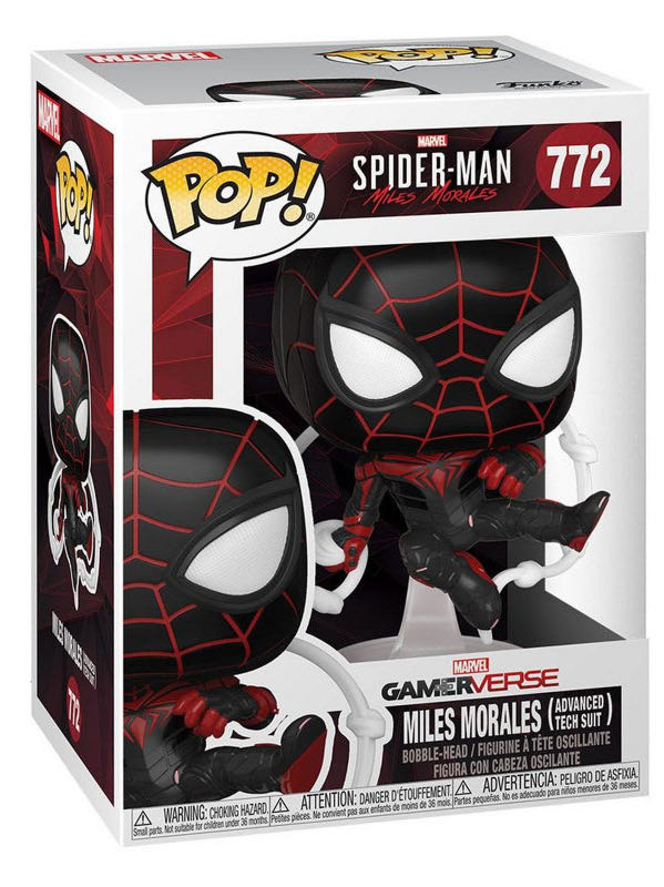 Miles Morales - Advanced Tech Suit  (Spider-man Miles Morales) 772 - Funko action figure collectible [Barcode 889698546935] - Main Image 2