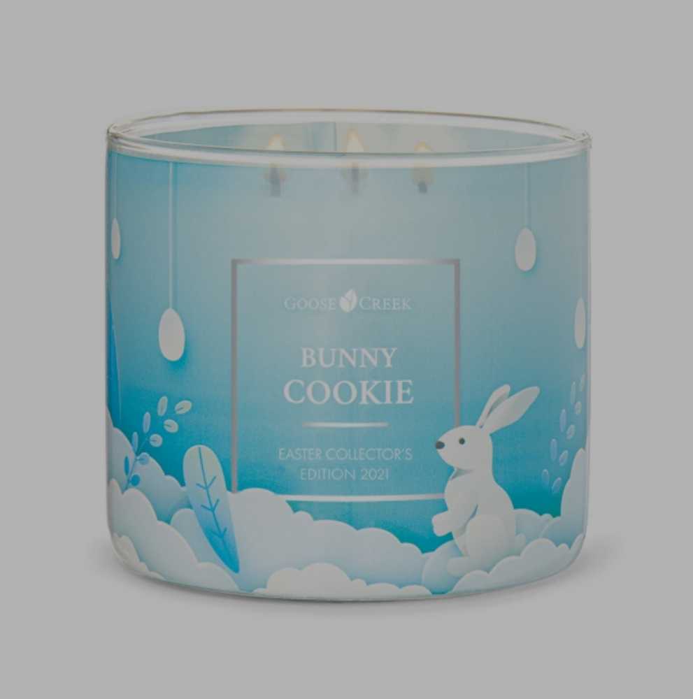 CANDLE: Easter Goose Creek Bunny Cookie 2021 - Goose Creek Candle (Easter Candles) action figure collectible [Barcode 818489019198] - Main Image 3
