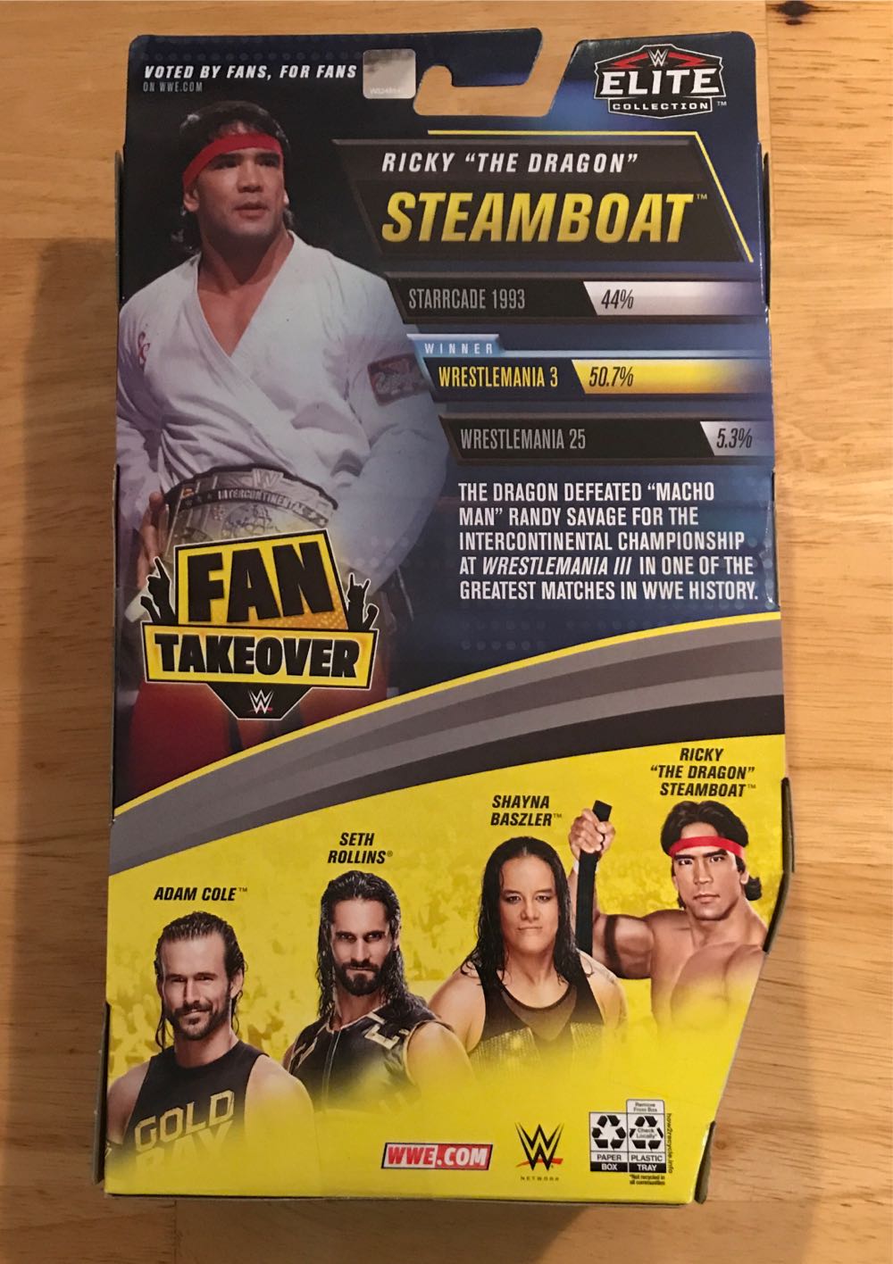 Ricky “The Dragon” Steamboat Elite Fan Takeover - Mattel Wwe (WWE Mattel Elite Amazon Exclusive Fan Takeover Series 1) action figure collectible [Barcode 887961947960] - Main Image 2