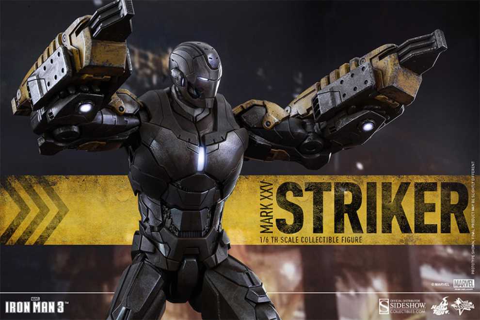 Mark XXV  [ Striker ] Iron Man - Hot Toys Limited (Iron Man 3) action figure collectible [Barcode 4897011176369] - Main Image 2