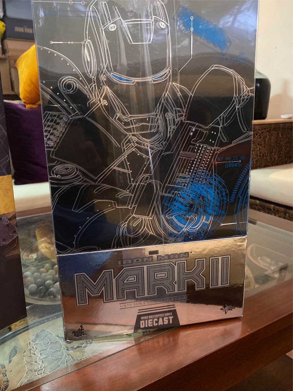 MMS 431 D20 Iron Man Mark II - Hot Toys Limited (Diecast Movie Masterpiece Series) action figure collectible [Barcode 4897011184111] - Main Image 2