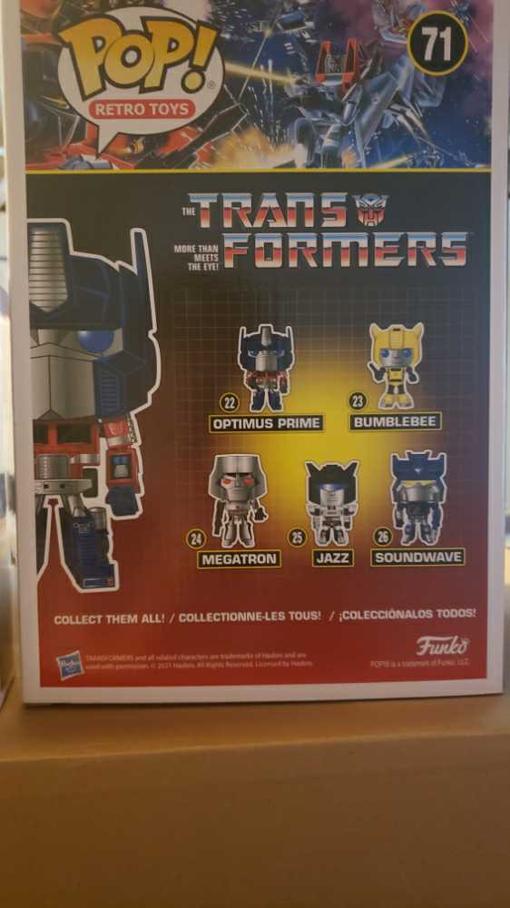 Transformers: Optimus Prime #71 - Funko (Transformers) action figure collectible [Barcode 889698546102] - Main Image 2