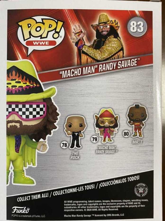 Funko POP!#83 "Macho Man” Randy Savage - Funko (WWE) action figure collectible [Barcode 889698542944] - Main Image 2