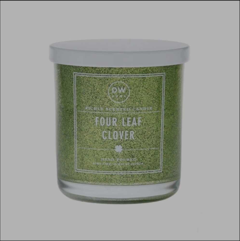 CANDLE: St. Patrick’s Day DW Candle Four Leave Clover 2021 - DW Home Candle (St. Patrick’s Day Candles) action figure collectible - Main Image 3