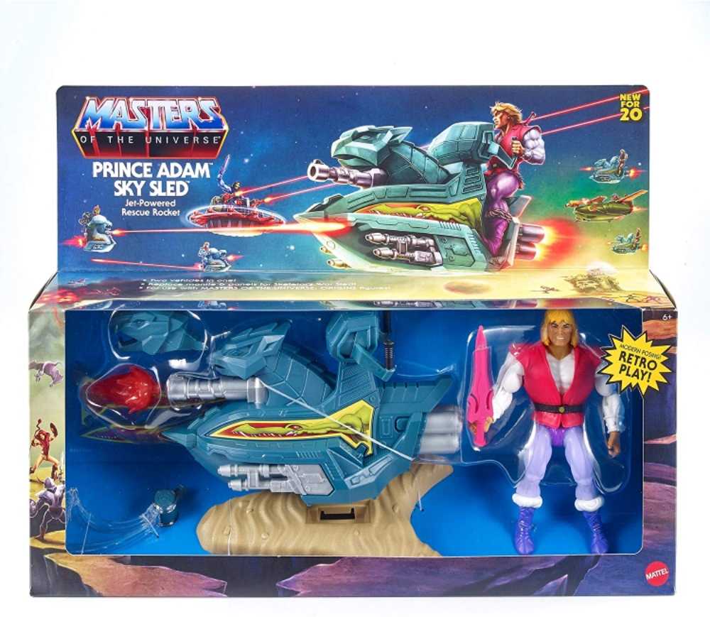 Prince Adam Sky Sled - Mattel (MOTU: Origins) action figure collectible [Barcode 0887961893243] - Main Image 2