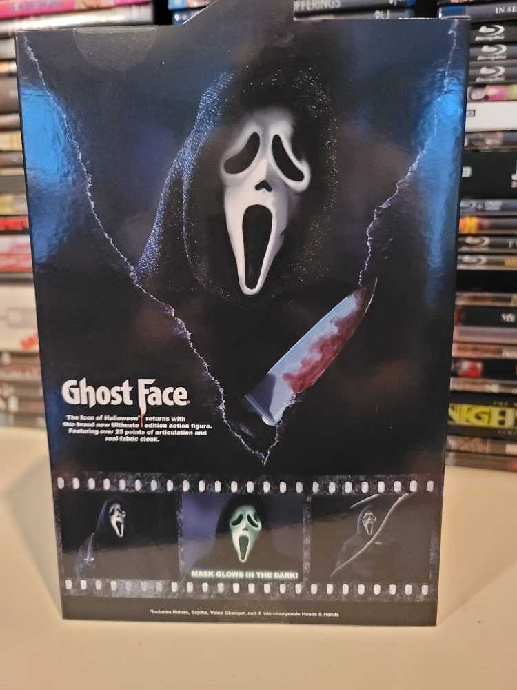 Ultimate Ghost Face Actuon Figure - Neca Reel Toys (Horror) action figure collectible [Barcode 03228685] - Main Image 2