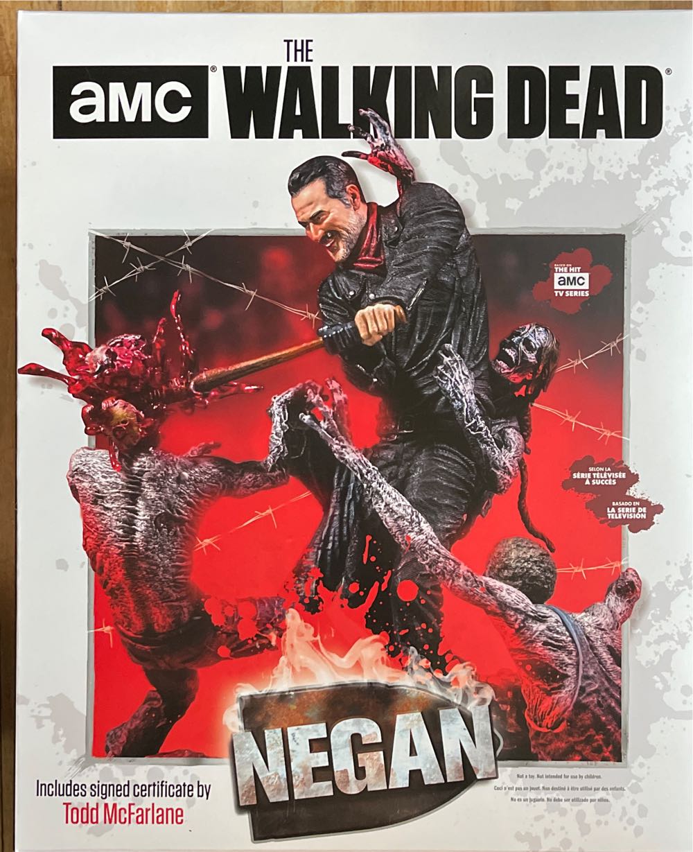 The Walking Dead AMC: Negan Limited Edition Statue - McFarlane Toys (post-apocalyptic survival horror movie theme) action figure collectible [Barcode 787926146677] - Main Image 2