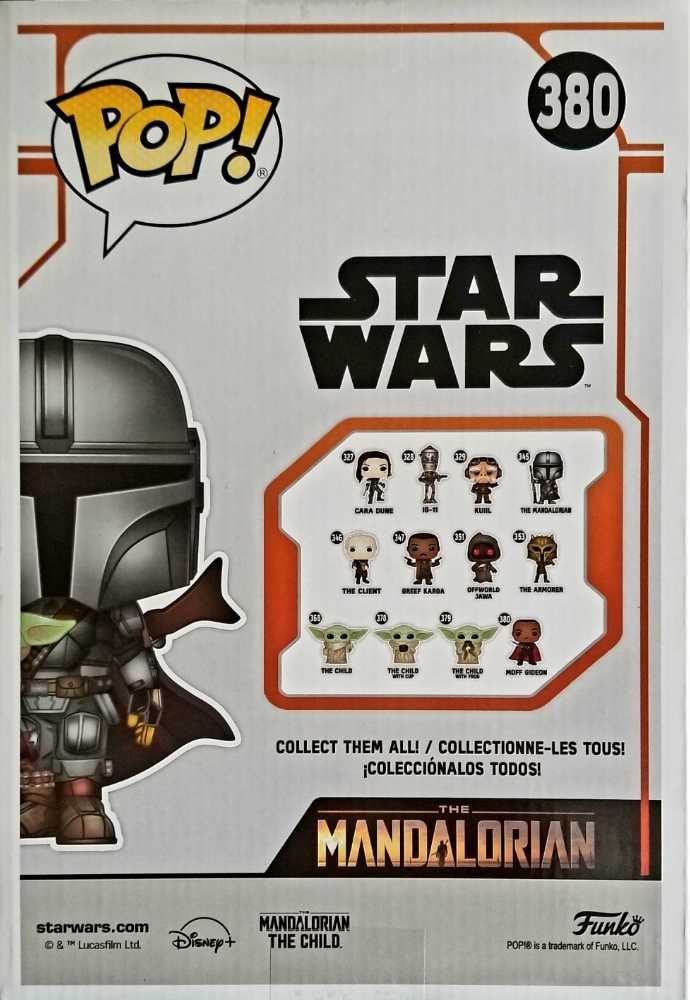 Funko Pop! Television: The Mandalorian with Grogu 10 Inch MANDO - Funko (Star Wars The Mandalorian) action figure collectible - Main Image 2