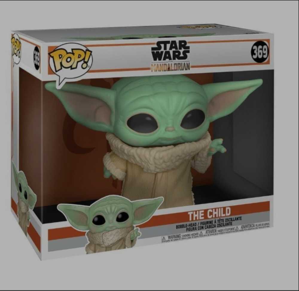 Funko Pop! Television: The Mandalorian - Grogu 10 Inch MANDO - Funko (Star Wars The Mandalorian) action figure collectible - Main Image 4
