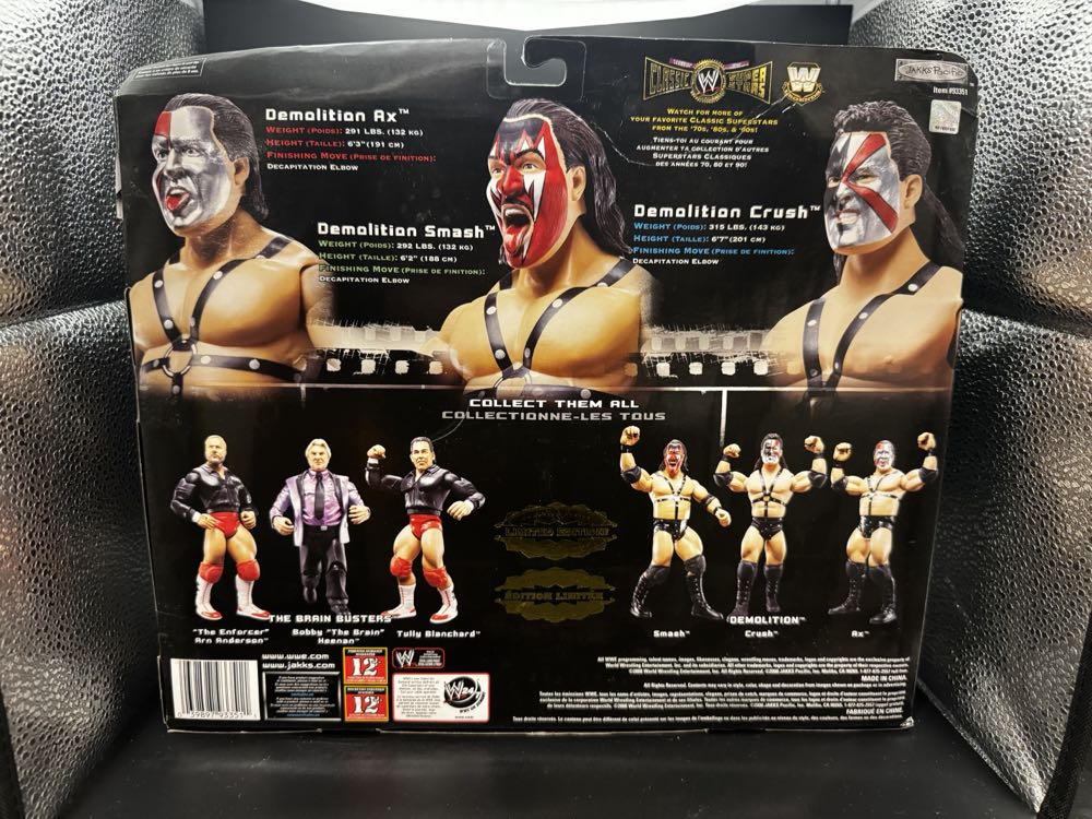 Demolition - Jakks Pacific (WWE Classic Superstars) action figure collectible [Barcode 039897933511] - Main Image 2
