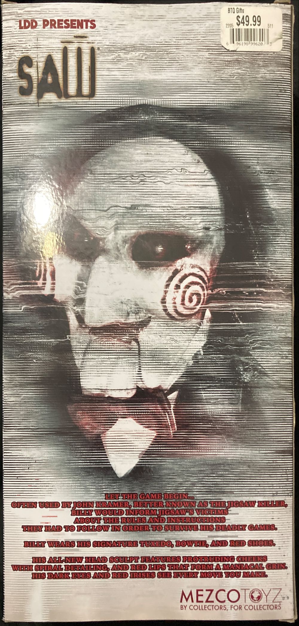 Mezco Living Dead Dolls Presents Saw Billy - Mezco Toys (Living Dead Dolls Saw) action figure collectible [Barcode 696198996203] - Main Image 2