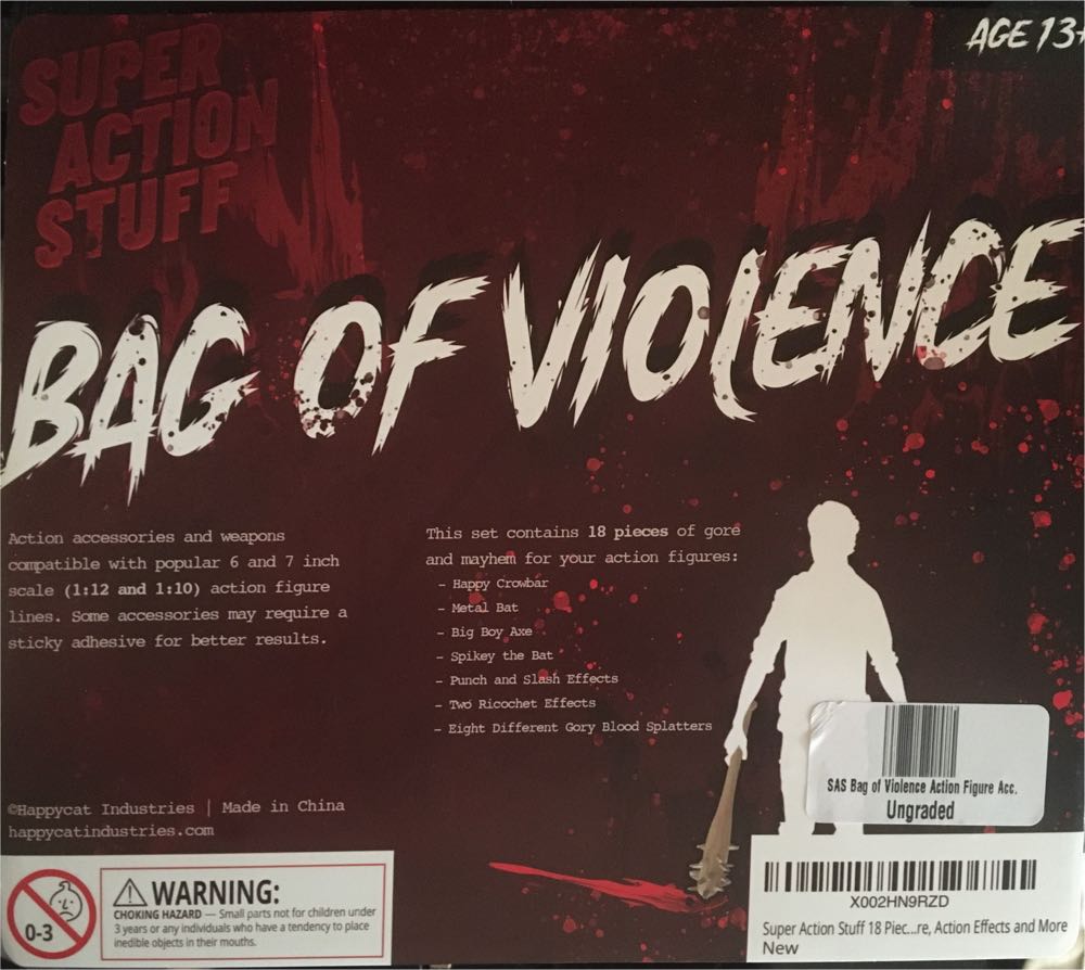 ACCESSORY - Bag Of Violence - Happycat Industries (Accessories - Weapons & Battle Effects) action figure collectible - Main Image 2