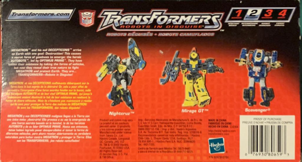 Nightcruz Mirage GT Scavenger - Hasbro (Transformers RID) action figure collectible [Barcode 076930806593] - Main Image 2