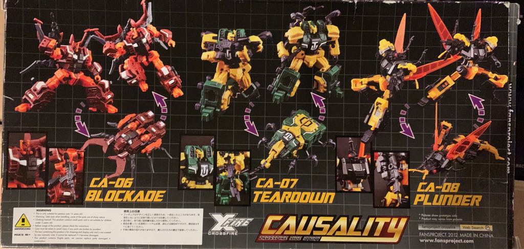 Fansproject Causuality Crossfire Side Story - FansProject (Transfomers) action figure collectible - Main Image 1