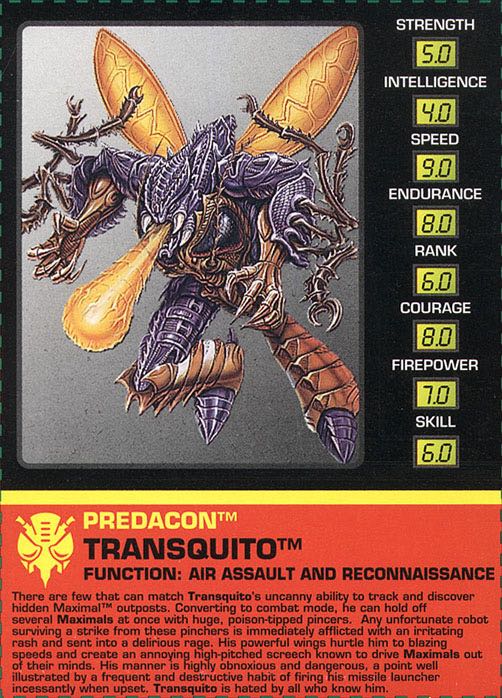 Transquito - Kenner (Beast Wars) action figure collectible [Barcode 076281803623] - Main Image 2