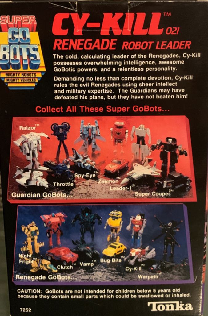 Cy-Kill - Tonka (Go-Bots) action figure collectible - Main Image 2
