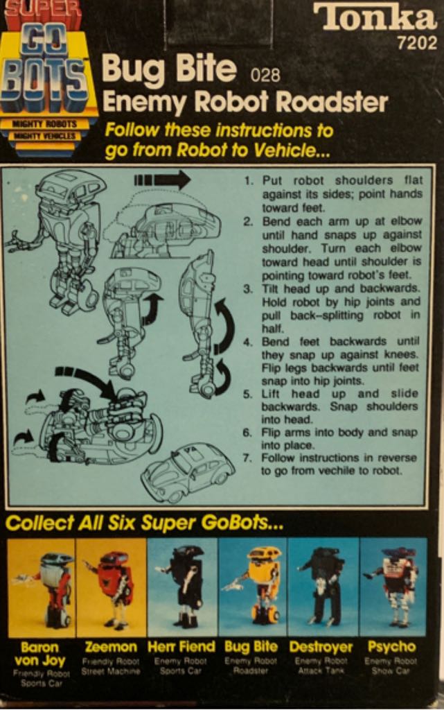Super Gobots Bug Bite - Tonka (Gobots) action figure collectible - Main Image 2