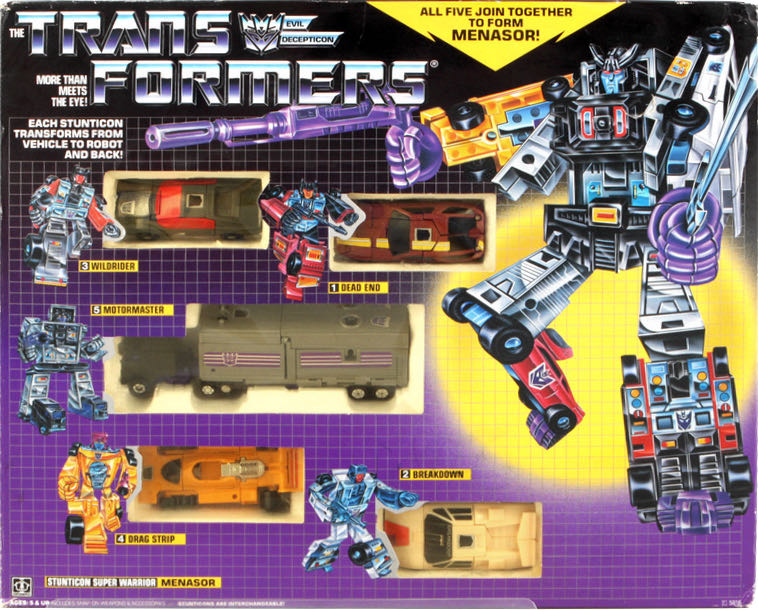 Stunticon Menasor - Hasbro (Generation 1) action figure collectible - Main Image 3
