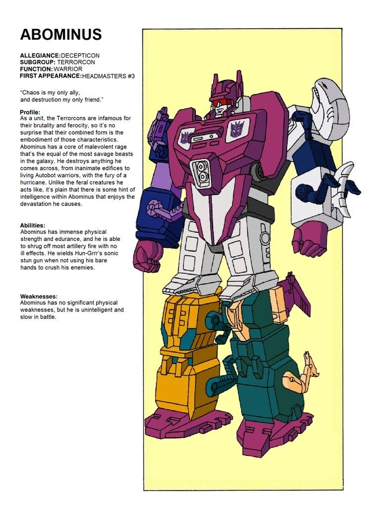 Abominus - Hasbro (Generation 1) action figure collectible - Main Image 4