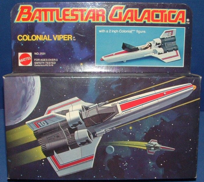 Battlestar Galactica 1978 Colonial Viper  (Battlestar Galactica) action figure collectible - Main Image 1