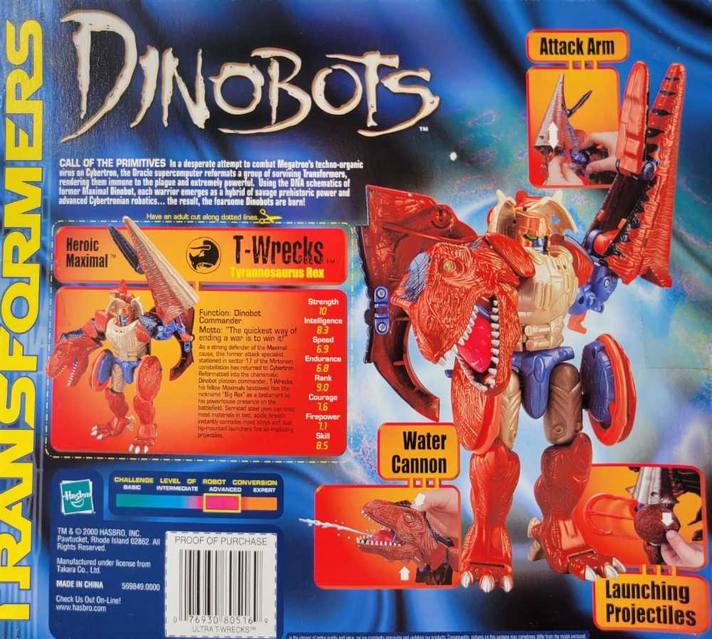 T-Wrecks - Hasbro (Dinobots) action figure collectible [Barcode 076930805169] - Main Image 3