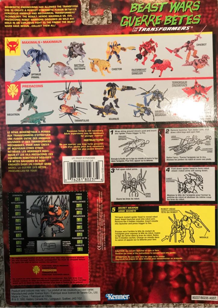 Tarantulas - Deluxe Class - Kenner (Transformers) action figure collectible [Barcode 076281802374] - Main Image 2