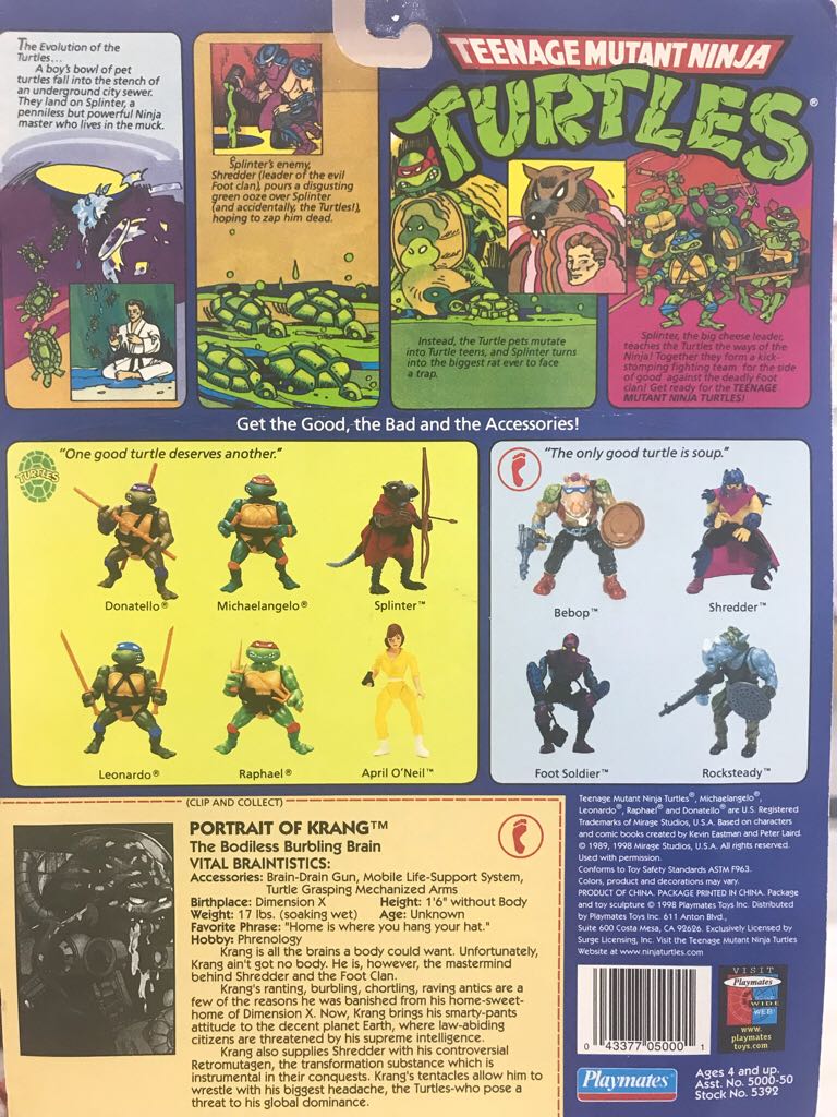 Teenage Mutant Ninja Turtles: Heroes In A Half Shell - Rocksteady - Playmates Toys (Wacky Weapon Series) action figure collectible - Main Image 2