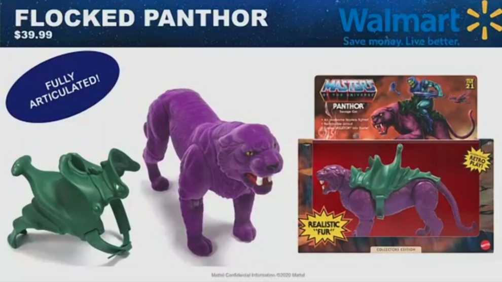Panthor (Flocked) - Mattel (Masters of the Universe: Origins) action figure collectible [Barcode 887961979831] - Main Image 4