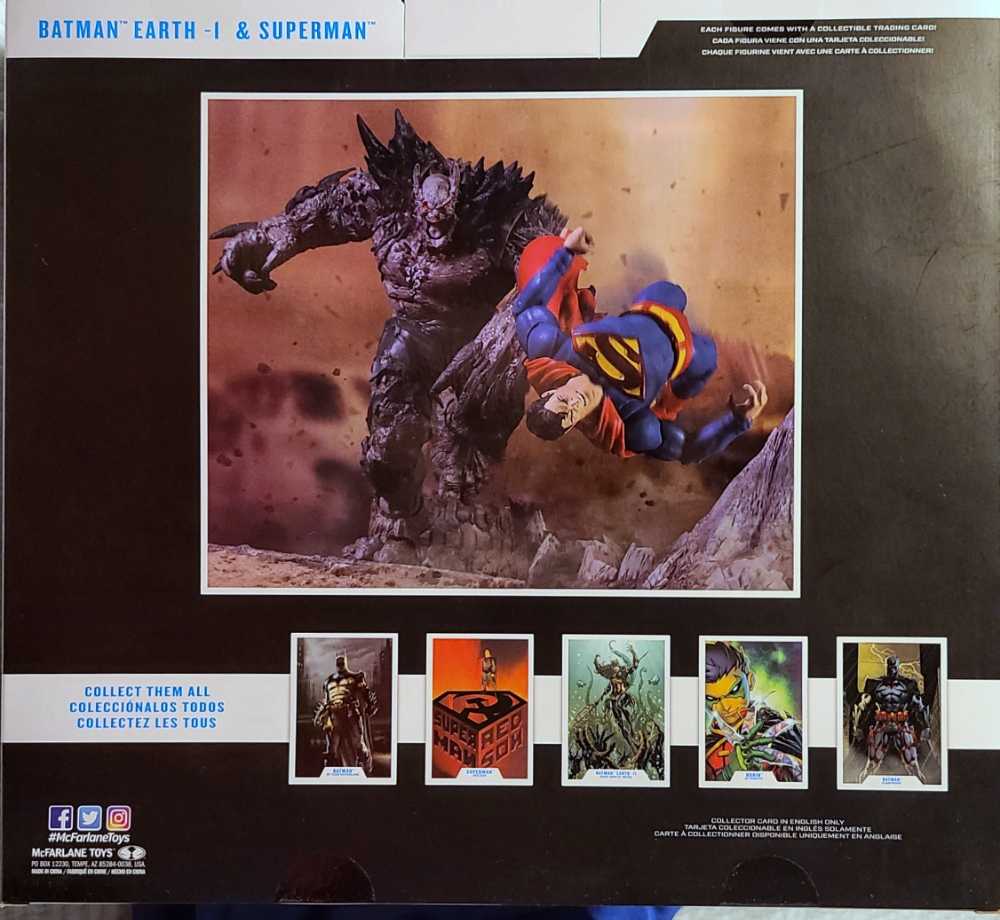 Batman (Earth-1) & Superman - McFarlane (DC Multiverse) action figure collectible [Barcode 787926154511] - Main Image 2