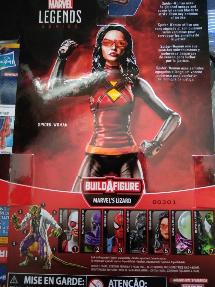Spider Woman - Hasbro (Lizard BAF Wave) action figure collectible - Main Image 2