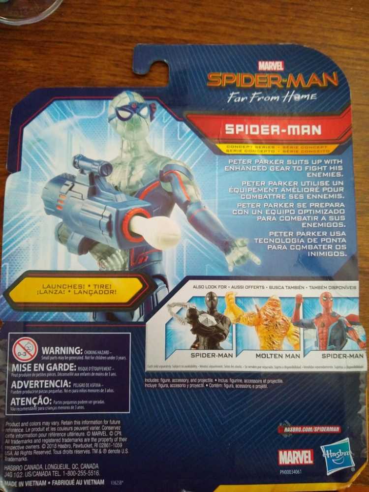 Spiderman (Stealth Blue) - Hasbro (Spiderman: Tom Holland) action figure collectible - Main Image 2