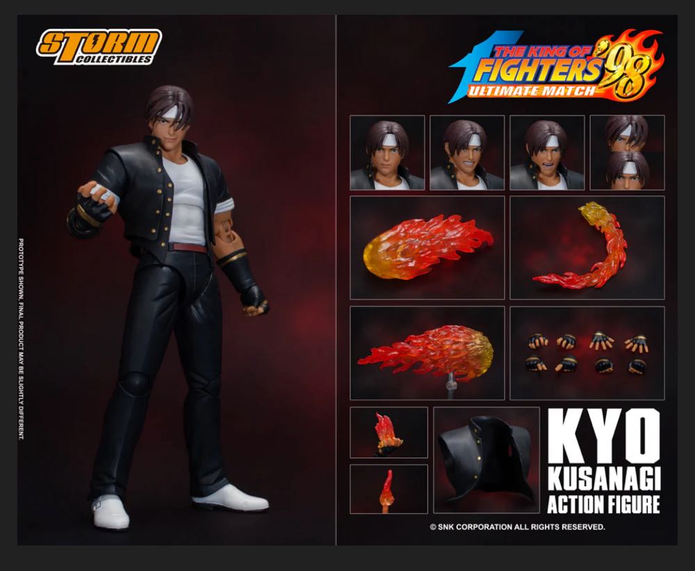 King Of Fighters ‘98 Kyo Kusanagi - Storm Collectibles (King Of Fighters 98) action figure collectible [Barcode 4897072870947] - Main Image 3