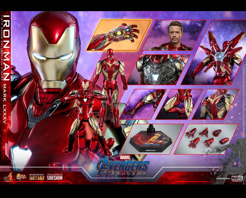 Hot Toys Iron Man MK LXXXV - Hot Toys (Iron Man) action figure collectible [Barcode 4895228600097] - Main Image 3