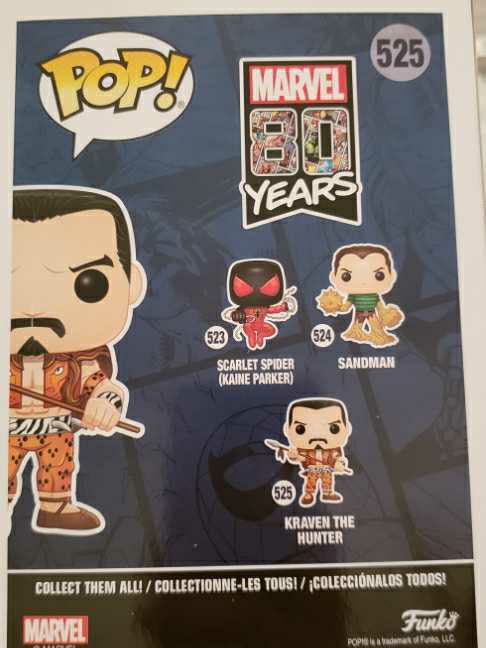 Kraven The Hunter  (Funko Pop) action figure collectible [Barcode 889698429801] - Main Image 2