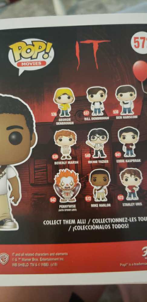 IT: Mike Hanlon #572 - Funko (IT) action figure collectible [Barcode 889698300209] - Main Image 2