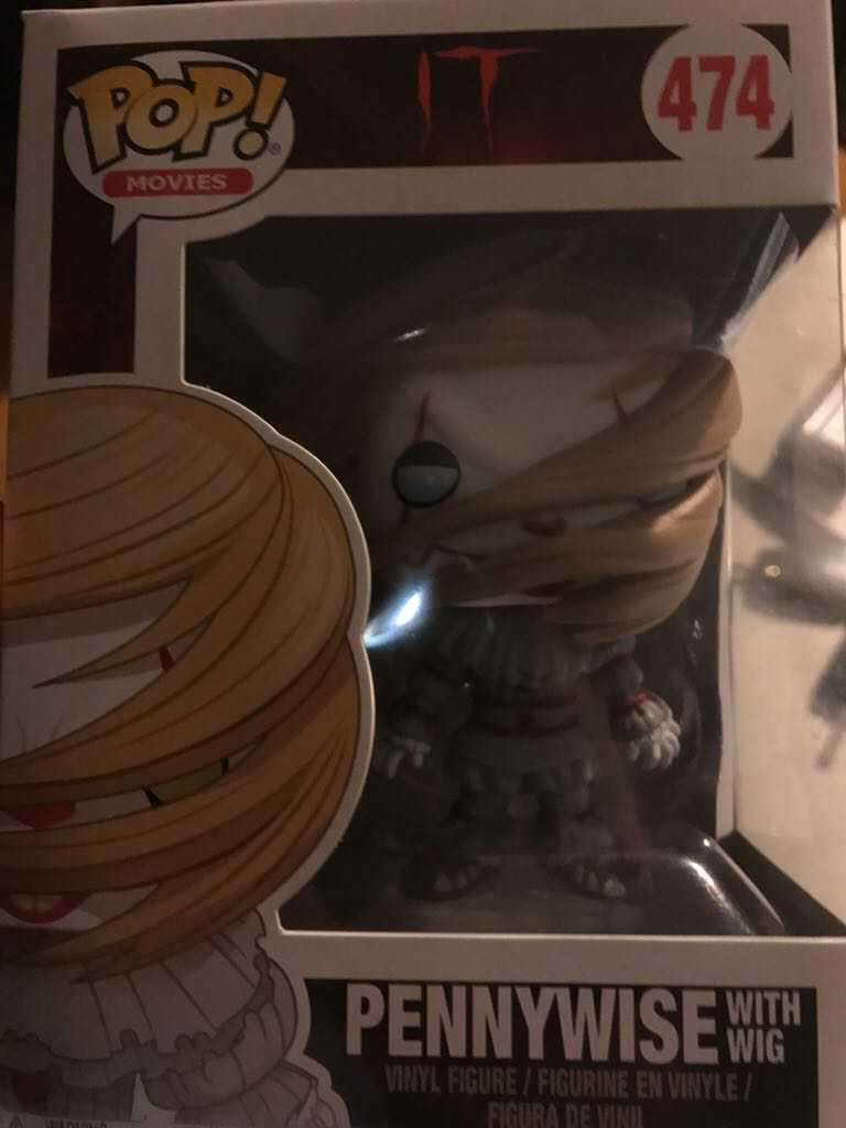 IT: Pennywise With Wig #474 - Funko (IT) action figure collectible [Barcode 889698221078] - Main Image 1