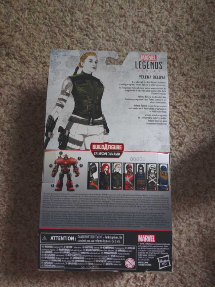 Yelena Belova - Hasbro (Marvel Legends Crimson Dynami Black Widow) action figure collectible - Main Image 2