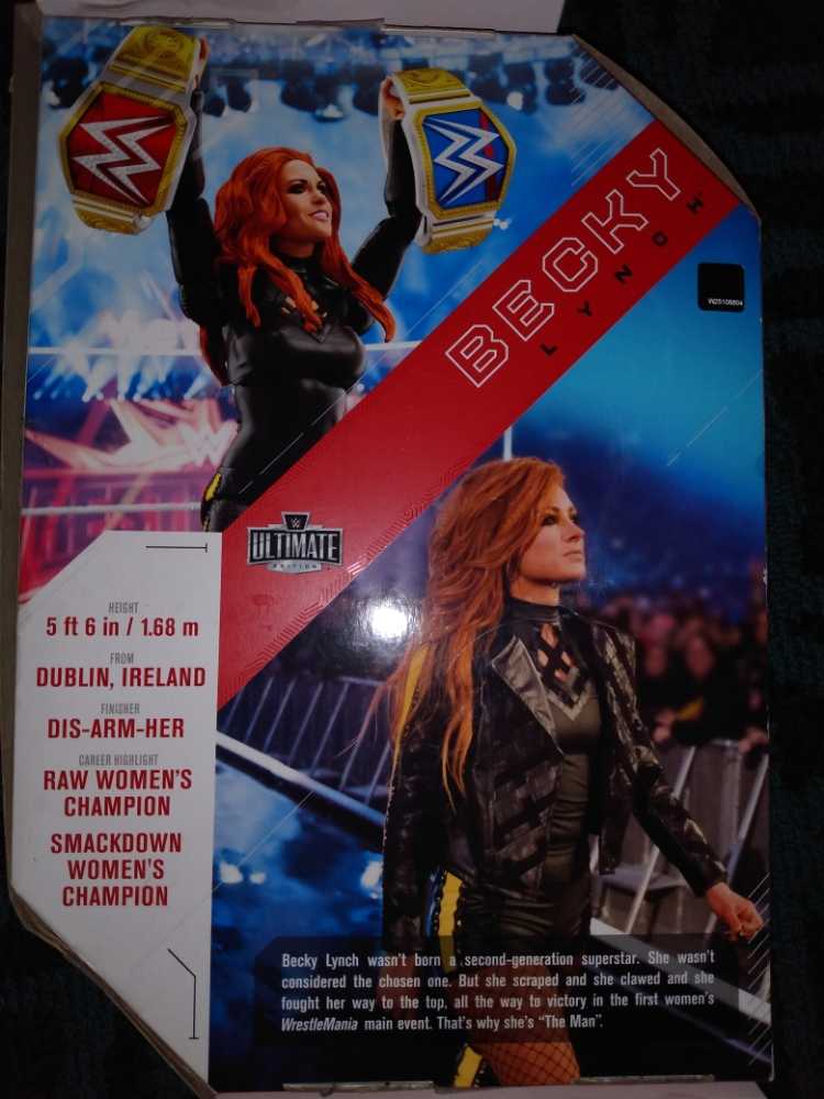 Becky Lynch (Ultimate) (PC) - Mattel (WWE Ultimate Edition) action figure collectible [Barcode 887961838961] - Main Image 2