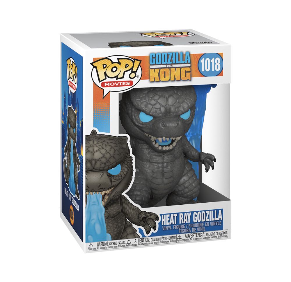 Godzilla Vs Kong # 1018 : Heat Ray Godzilla - Funko (Funko Pop! Movies) action figure collectible [Barcode 889698509558] - Main Image 2