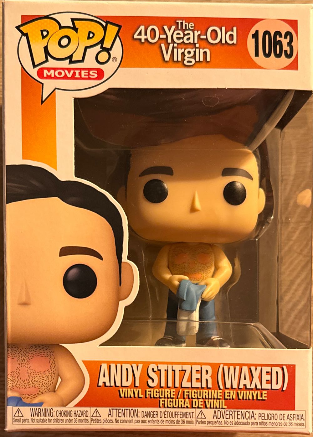 40 Year Old Virgin: Andy Waxed  #1063 - Funko (The 40 Year Old Virgin) action figure collectible [Barcode 889698490474] - Main Image 2