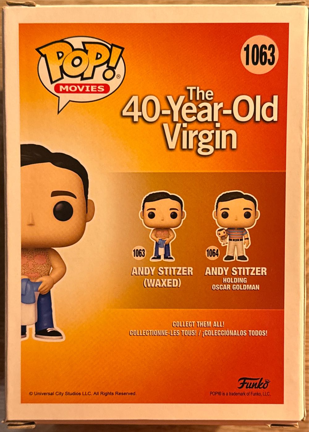 40 Year Old Virgin: Andy Waxed  #1063 - Funko (The 40 Year Old Virgin) action figure collectible [Barcode 889698490474] - Main Image 3