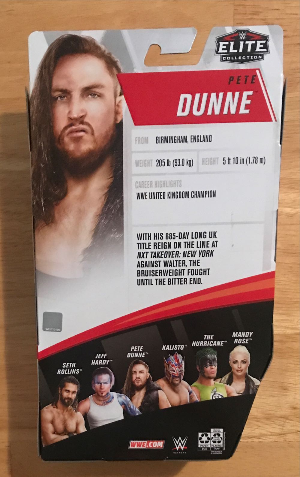WWE Elite Pete Dunne - Mattel (WWE Elite Series 75) action figure collectible [Barcode 887961830347] - Main Image 2
